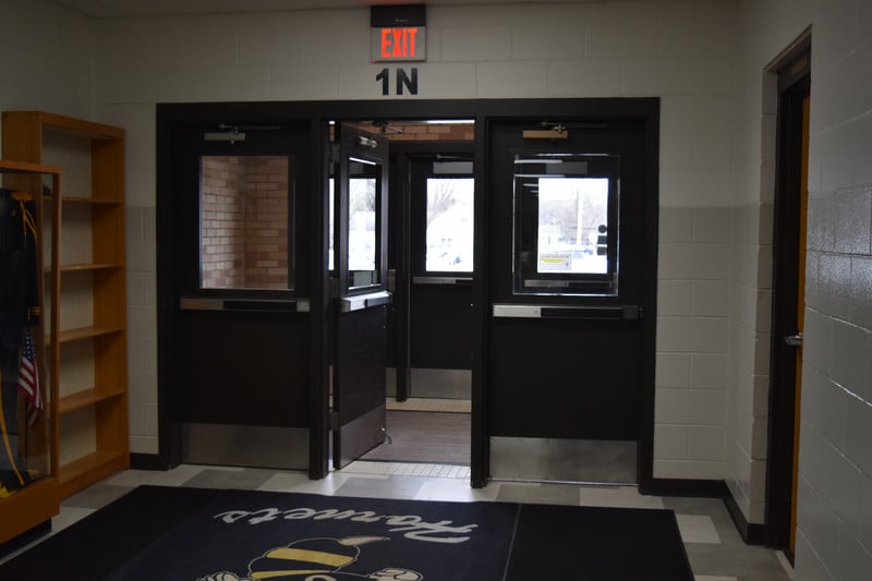 Current Entrance at the Jr/Sr High School